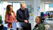 Britain's Prince William and Catherine, Duchess of Cambridge, visit London Ambulance Service