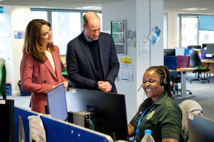Britain's Prince William and Catherine, Duchess of Cambridge, visit London Ambulance Service