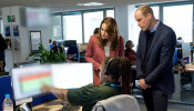 Britain's Prince William and Catherine, Duchess of Cambridge, visit London Ambulance Service