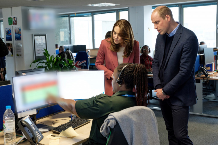 Britain's Prince William and Catherine, Duchess of Cambridge, visit London Ambulance Service