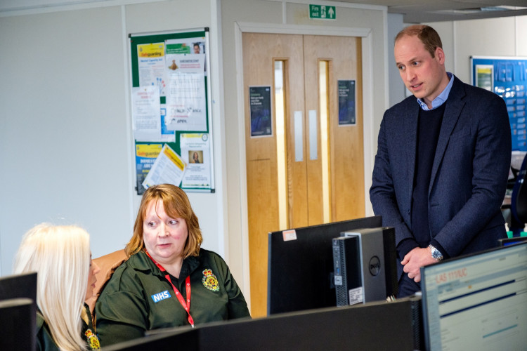 Britain's Prince William and Catherine, Duchess of Cambridge, visit London Ambulance Service