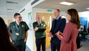 Britain's Prince William and Catherine, Duchess of Cambridge, visit London Ambulance Service