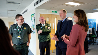 Britain's Prince William and Catherine, Duchess of Cambridge, visit London Ambulance Service