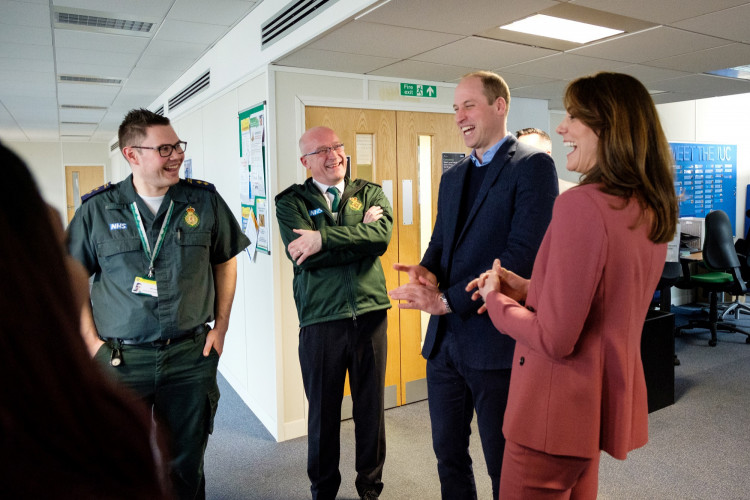 Britain's Prince William and Catherine, Duchess of Cambridge, visit London Ambulance Service