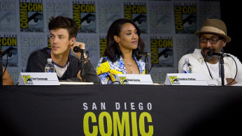 Grant Gustin, Candice Patton & Jesse L. Martin
