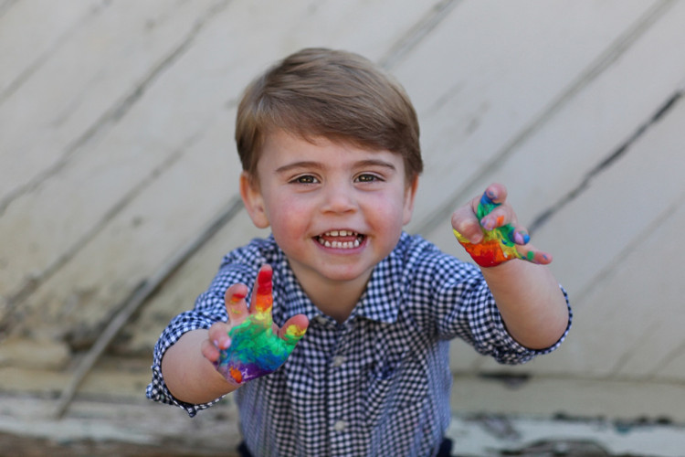 Britain's Prince Louis celebrates his second birthday