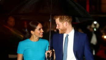 FILE PHOTO: Britain's Prince Harry and his wife Meghan, Duchess of Sussex, arrive at the Endeavour Fund Awards in London