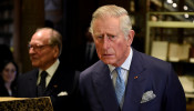 FILE PHOTO: Britain's Prince Charles visits the French Academy's library after being awarded the Francois Rabelais prize at the French Institute in Paris