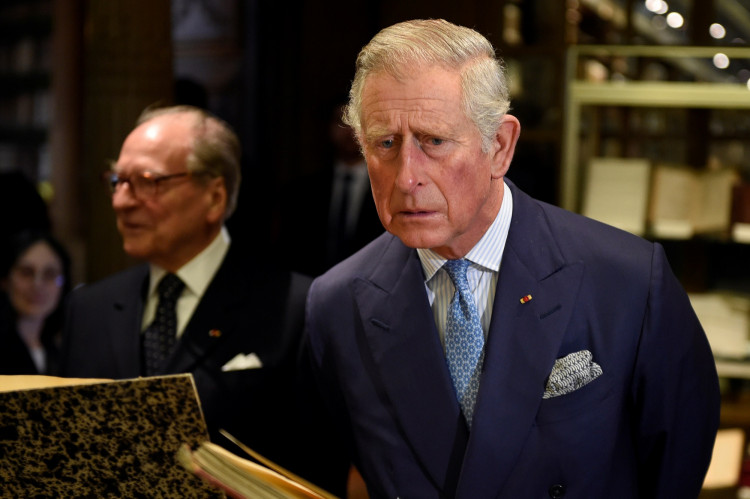 FILE PHOTO: Britain's Prince Charles visits the French Academy's library after being awarded the Francois Rabelais prize at the French Institute in Paris