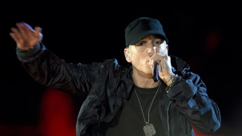 Intruder scales Enimem's property gate to have a face-to-face meeting with the rapper. Photo by DoD News Features/Wikimedia Commons