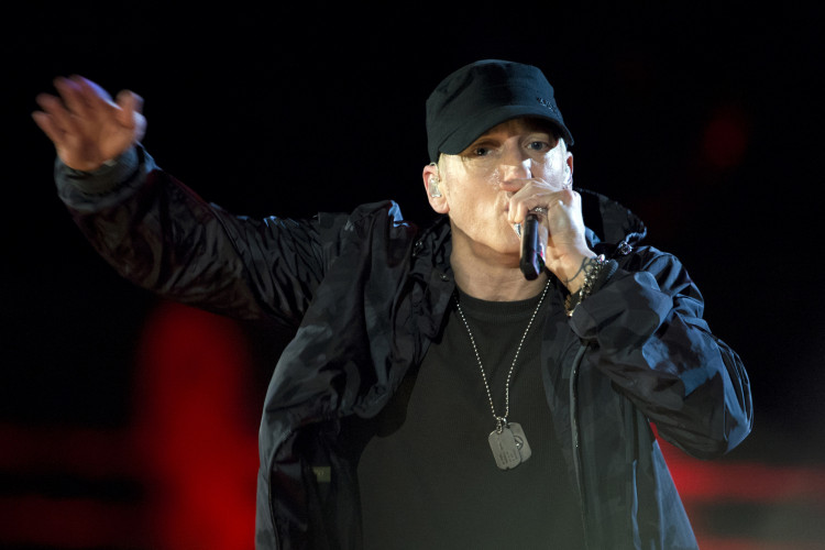 Intruder scales Enimem's property gate to have a face-to-face meeting with the rapper. Photo by DoD News Features/Wikimedia Commons