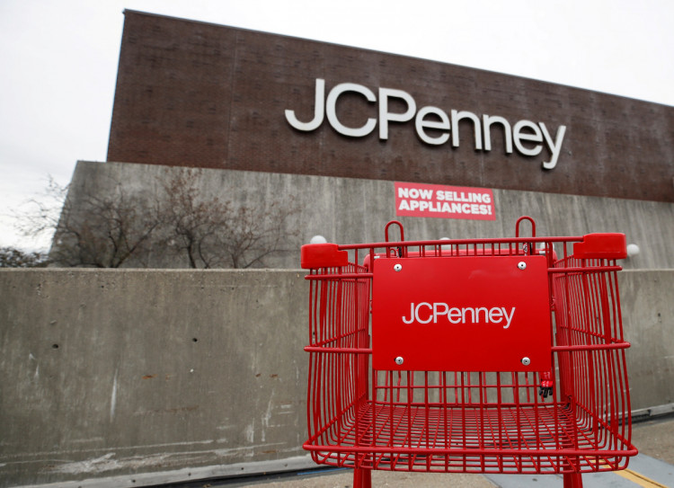 FILE PHOTO: An empty shopping cart sits in front of the J.C. Penney department store in North Riverside