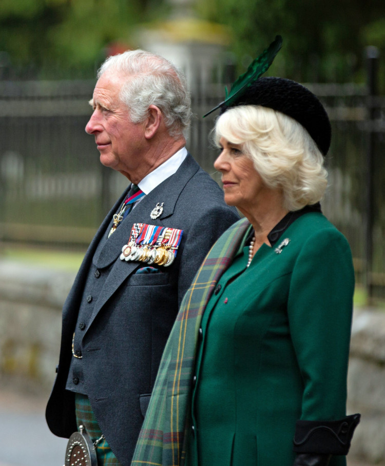 Britain's Prince of Wales and Camilla attend VE Day 75th Anniversary in Balmoral