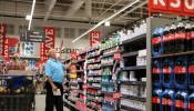 A shopper is seen at a Pick n Pay store, ahead of a nationwide lockdown for 21 days to try to contain the coronavirus disease (COVID-19) outbreak, in Johannesburg, South Africa