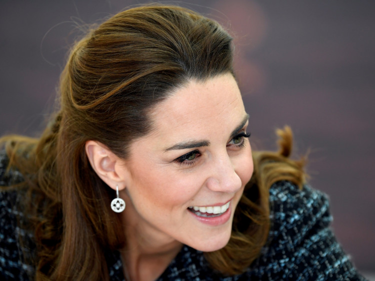 FILE PHOTO: Britain's Catherine visits a workshop at Evelina London Children's Hospital, in London