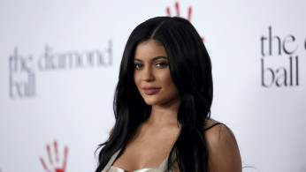 Television personality Kylie Jenner poses at the second annual Diamond Ball fundraising event in Santa Monica, California 