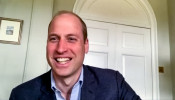 Britain's Prince William speaks with Scottish charities over video chat amid COVID-19 outbreak