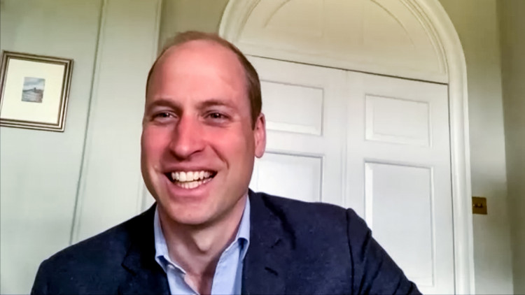 Britain's Prince William speaks with Scottish charities over video chat amid COVID-19 outbreak