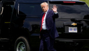 U.S. President Trump attends a Memorial Day ceremony at Fort McHenry in Baltimore