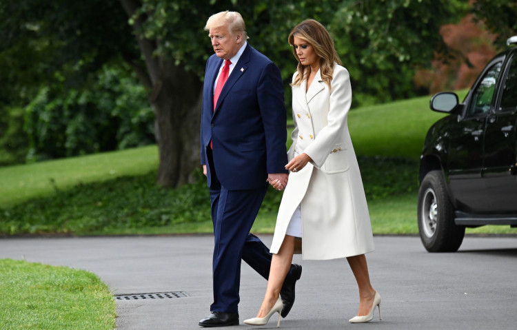 U.S. President Donald Trump and first lady Melania Trump 