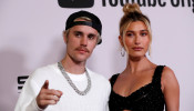 FILE PHOTO: Singer Justin Bieber and his wife Hailey Baldwin pose at the premiere for the documentary television series 