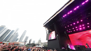 2018 FORMULA 1 SINGAPORE AIRLINES SINGAPORE GRAND PRIX (16 September 2018) Ð Zone 4 Ð Padang Stage Ð Dua Lipa