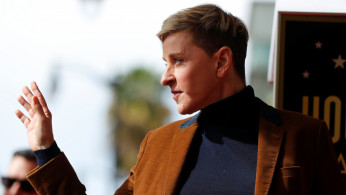 Comedian and talkshow host Ellen DeGeneres waves to fans as she attends a ceremony for singer Pink at the Hollywood Walk of Fame in Los Angeles, California, U.S., February 5, 2019. REUTERS/Mike Blake