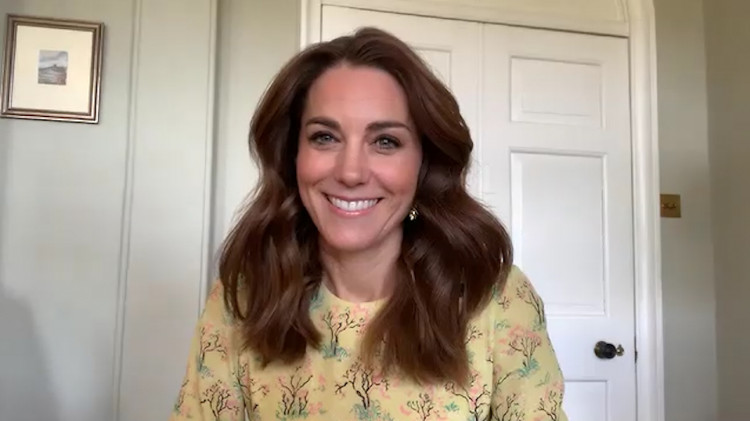 Britain's Catherine, Duchess of Cambridge, speaks about the community photography project in collaboration with the National Portrait Gallery, during an interview broadcasted on ITV's 'This Morning', in London