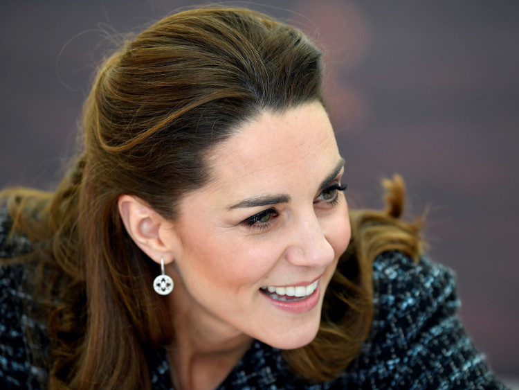 FILE PHOTO: Britain's Catherine visits a workshop at Evelina London Children's Hospital, in London