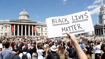 Protest against the death of George Floyd, in London