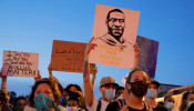 Protesters gather amid nationwide unrest following the death in Minneapolis police custody of George Floyd, in Minneapolis