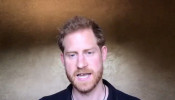Britain's Prince Harry delivers a video message about the Invictus games