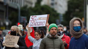 Protest against quarantine measures amid the coronavirus disease (COVID-19) outbreak in Buenos Aires