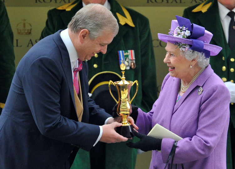 Prince Andrew and Queen Elizabeth
