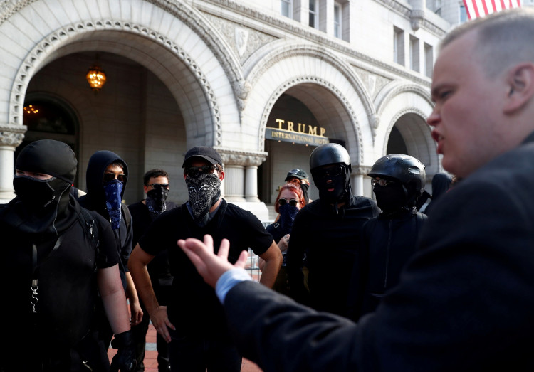 Antifa counter-protesters