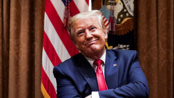 U.S. President Trump holds a meeting with black supporters at the White House in Washington