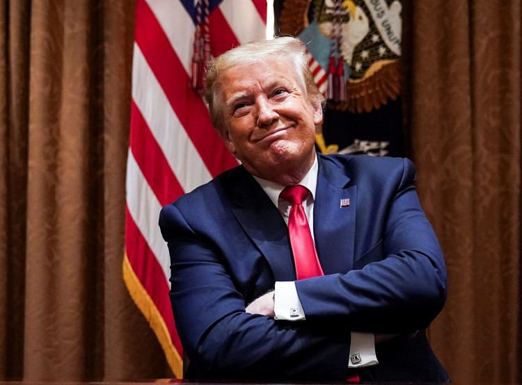 U.S. President Trump holds a meeting with black supporters at the White House in Washington