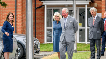 Prince of Wales and the Duchess of Cornwall visit Gloucestershire Royal Hospital