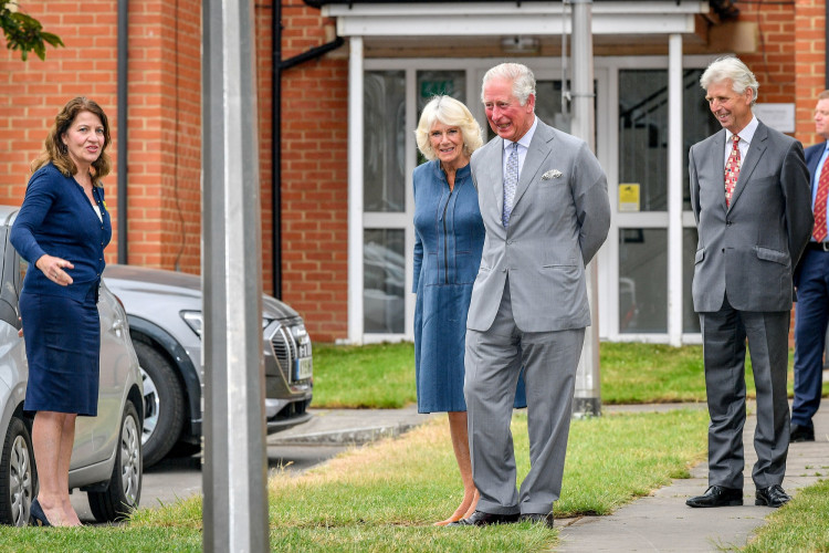 Prince of Wales and the Duchess of Cornwall visit Gloucestershire Royal Hospital
