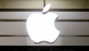 The logo of U.S. technology company Apple is seen at a branch office in Basel, Switzerland 