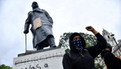 Protest against the death of George Floyd, in London