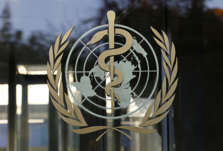 The logo is printed on the headquarters of the World Health Organization (WHO) in Geneva, Switzerland, November 22, 2017.