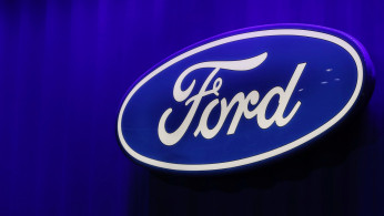 FILE PHOTO: Ford logo is seen at the North American International Auto Show in Detroit, Michigan