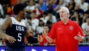 FILE PHOTO: Basketball - FIBA World Cup - U.S. coach Gregg Popovich