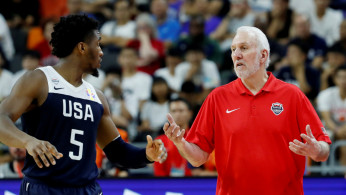 FILE PHOTO: Basketball - FIBA World Cup - U.S. coach Gregg Popovich