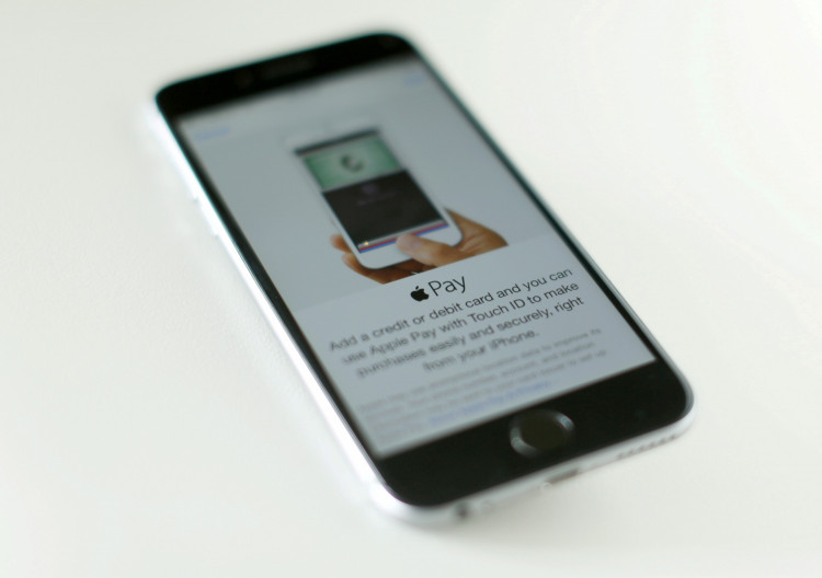 FILE PHOTO: An Apple iPhone 6 with Apple Pay is shown in this photo illustration in Encinitas, California