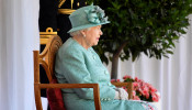 Britain's Queen Elizabeth marks her official birthday in Windsor