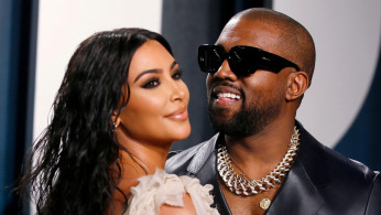 FILE PHOTO: Kim Kardashian and Kanye West attend the Vanity Fair Oscar party in Beverly Hills during the 92nd Academy Awards, in Los Angeles, California, U.S., February 9, 2020. REUTERS/Danny Moloshok/File Photo