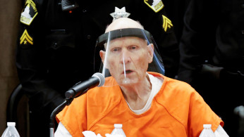 Former police officer Joseph James DeAngelo Jr. attends a hearing in Sacramento