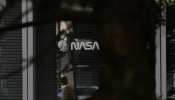 An exterior view of the NASA headquarters